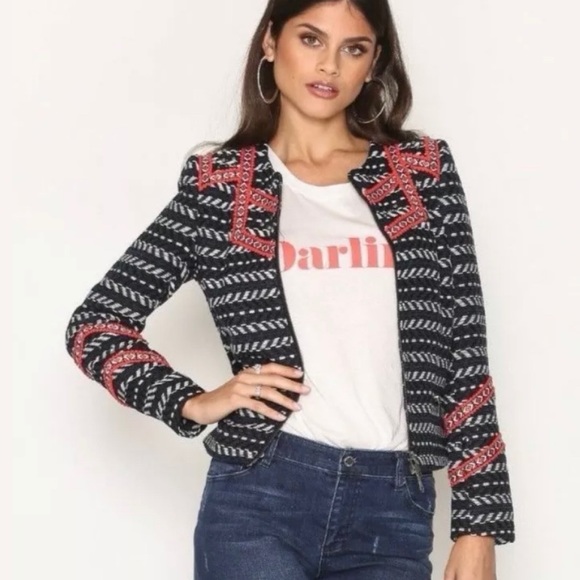 Rebecca Minkoff Hawks Woven Jacket - Picture 2 of 9